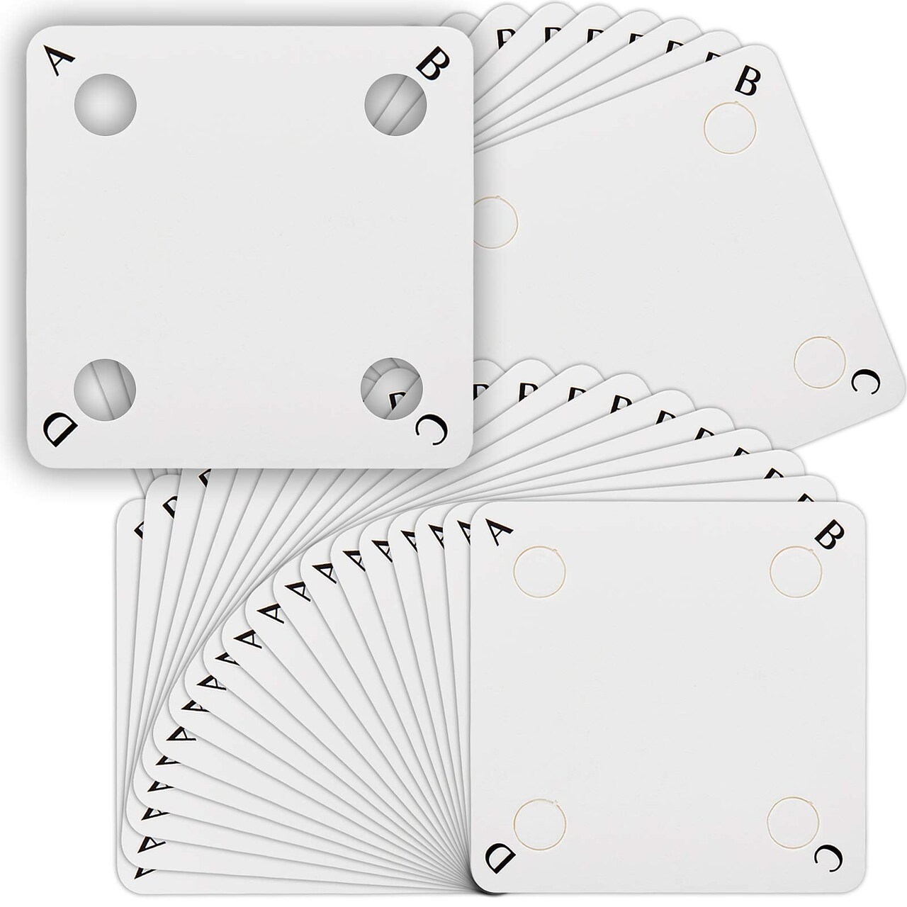 50 Pieces Weaving Cards Tablet Weaving Card Paper Loom Cards for Loom or Inkle Loom Supplies